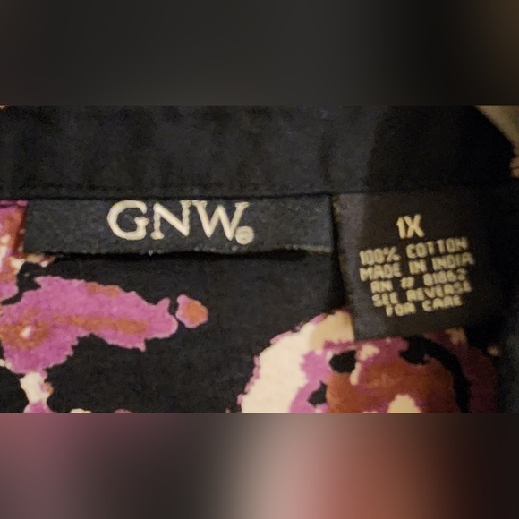 EUC GNW Button Down Shirt 1X - Picture 4 of 4